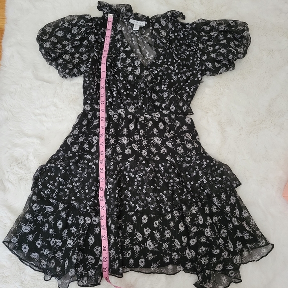Topshop Floral black dress - Picture 9 of 11